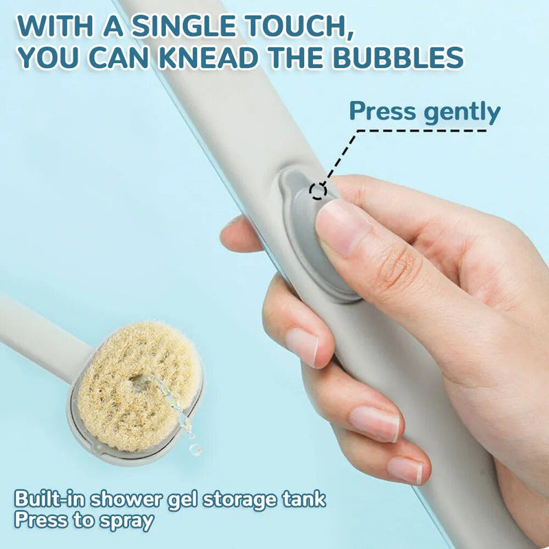 long handle bath brush, view 10 - MRSLM