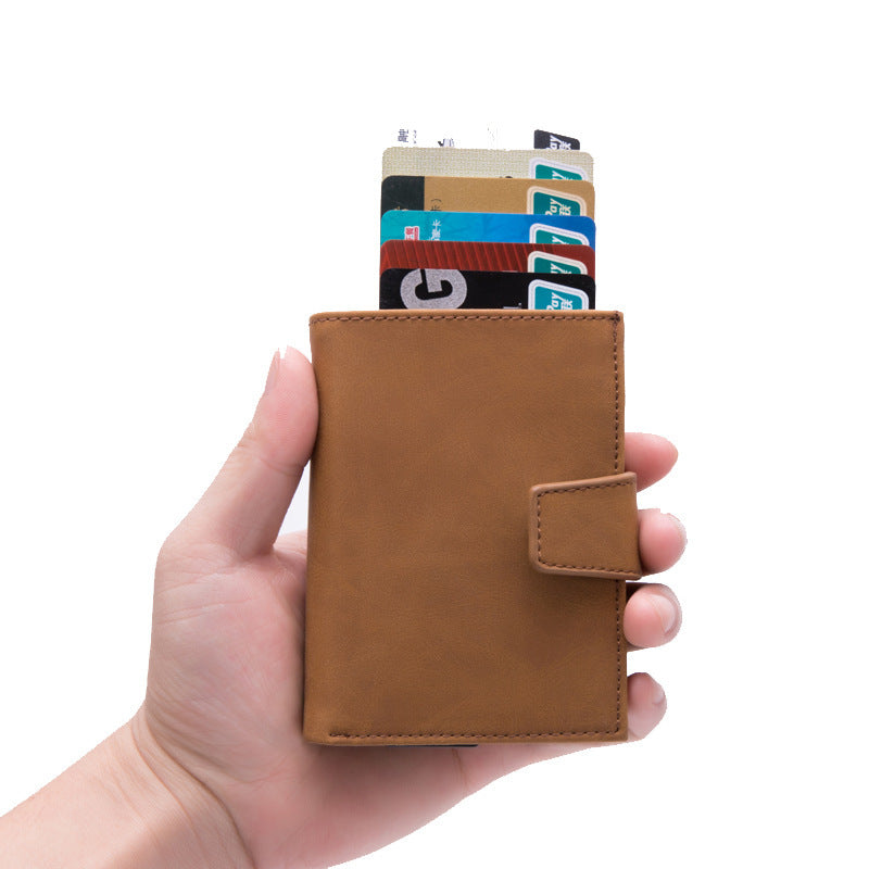 RFID Blocking Aluminum Coin Wallet