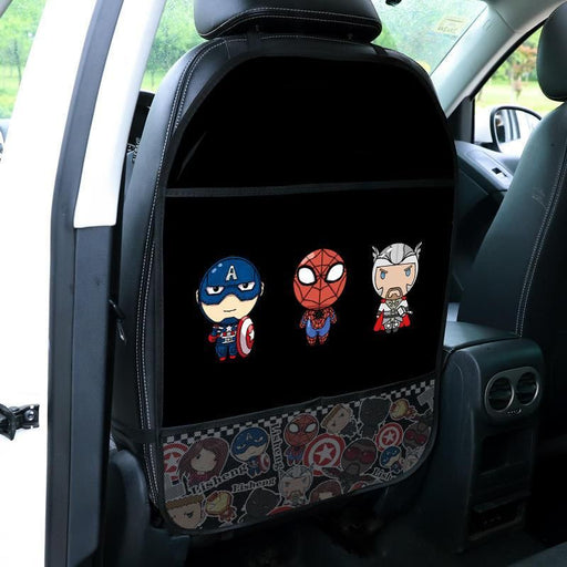 kids car seat protector with pockets - MRSLM