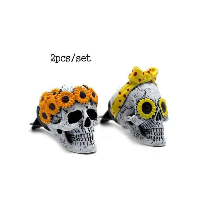 Creative Car Air Freshener Resin Skull For Auto Air Conditioning