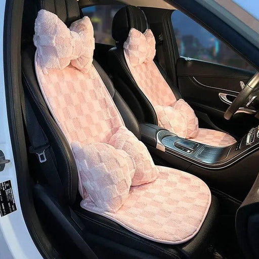 winter plush car seat cushion - MRSLM