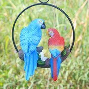 cute resin parrot with ring, view 10 - MRSLM