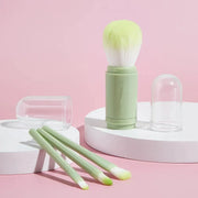 4-in-1 portable makeup brush set, view 4 - MRSLM