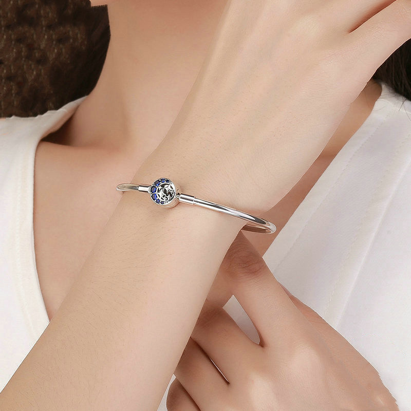 Women's Sterling Silver Geometric Star Bracelet