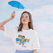 loose cartoon tee - MRSLM