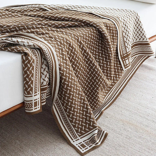 soft knit nordic blanket, view 2 - MRSLM
