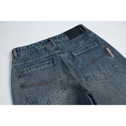 autumn retro loose jeans, view 4 - MRSLM
