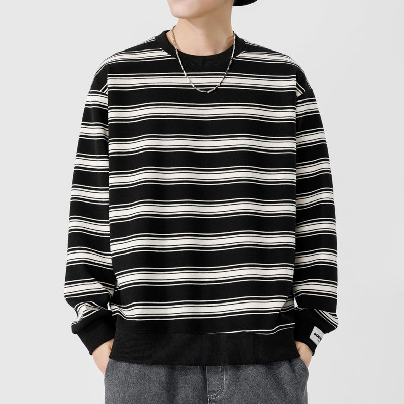 men's striped sweatshirt, view 5 - MRSLM