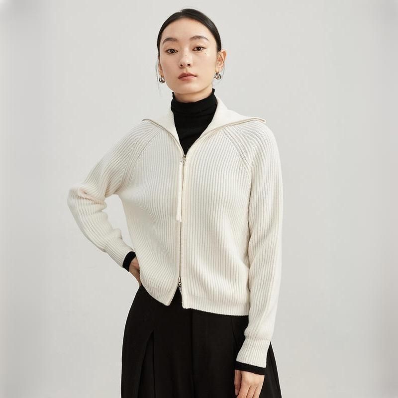 heavy wool cardigan for women - MRSLM