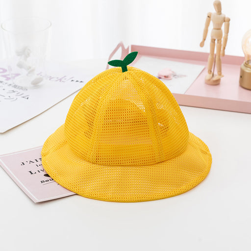 baby summer mesh bucket hat, view 3 - MRSLM