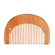 portable wooden hair and beard comb, view 7 - MRSLM