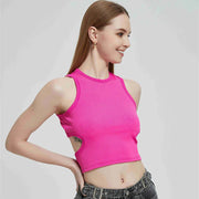Ribbed knit Y2K tank top, view 26 - MRSLM