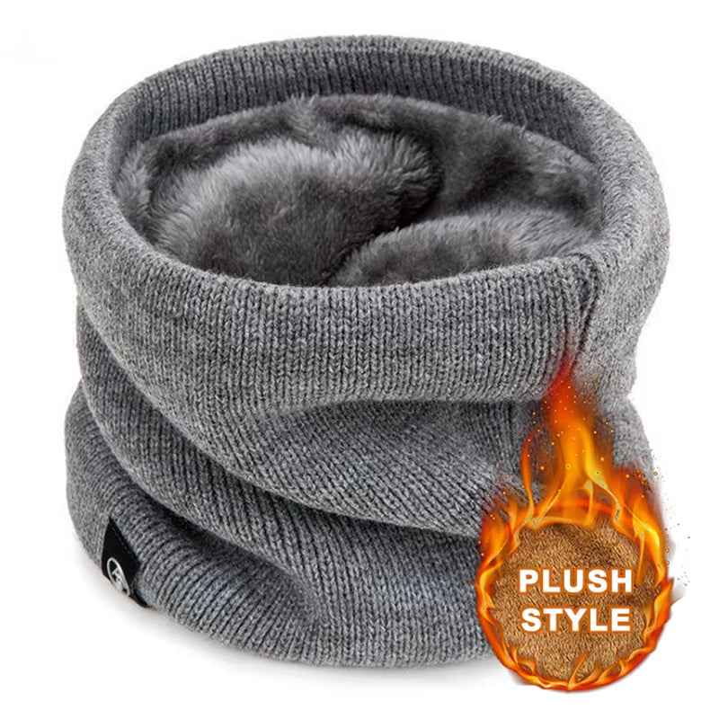 Double-layer knit neck warmer, view 4 - MRSLM