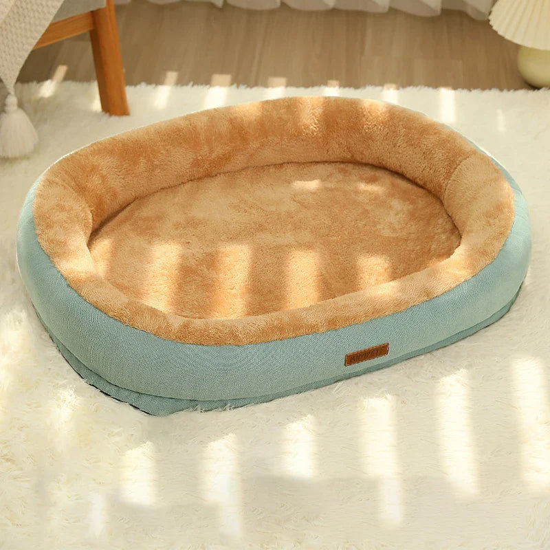 Fluffy winter puppy and cat bed, view 4 - MRSLM