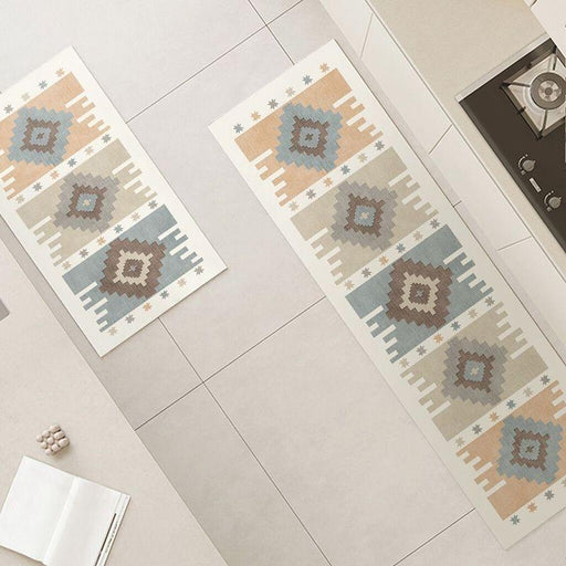 Bohemian geometric non-slip kitchen mat - MRSLM