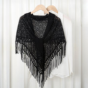 Knitted cardigan shawl, view 5 - MRSLM