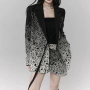 printed blazer, view 4 - MRSLM