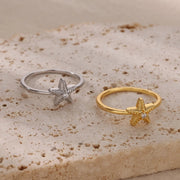 zircon starfish ring, view 8 - MRSLM