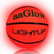 glow-in-the-dark LED basketball, view 2 - MRSLM