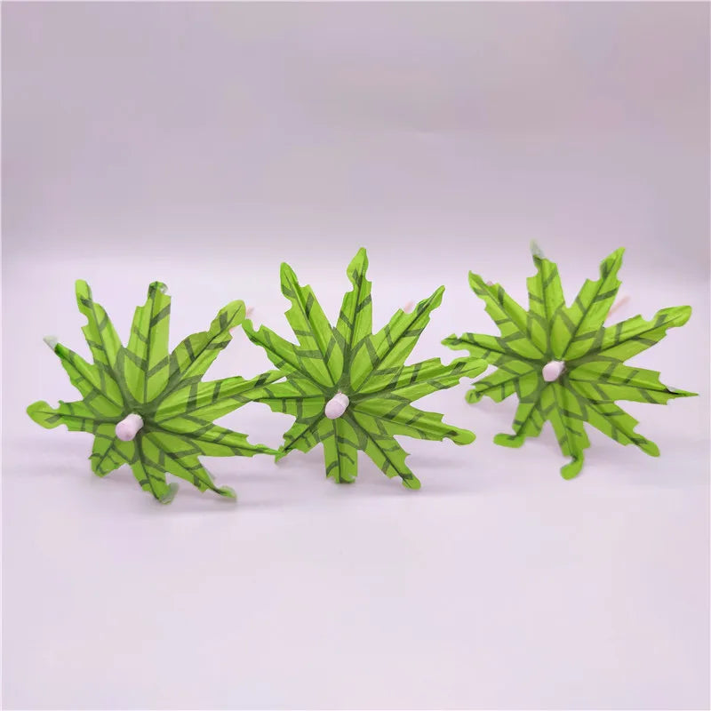 mini coconut tree paper umbrellas - MRSLM