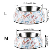 stainless steel anti-tip pet bowl, view 7 - MRSLM