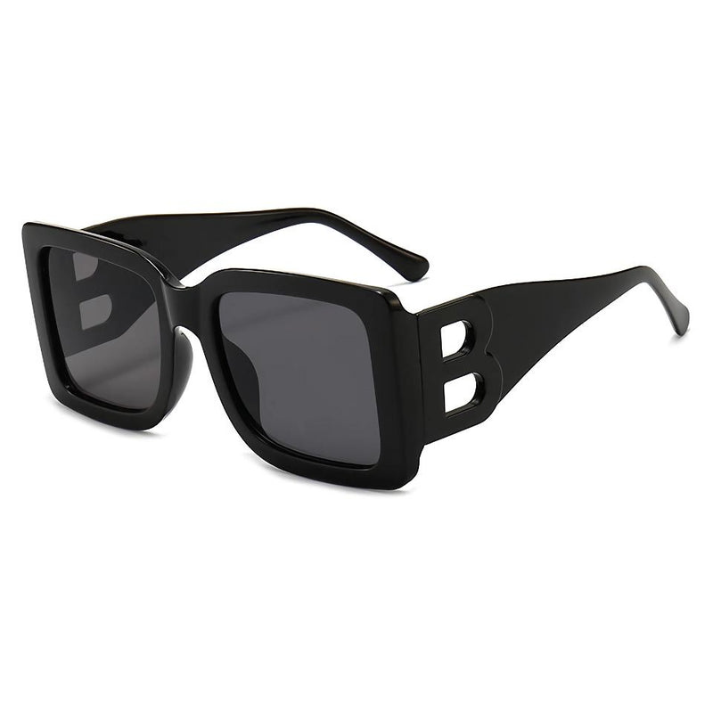 Oversized rectangular sunglasses, view 8 - MRSLM