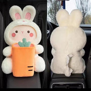 Plush cartoon car tissue holder, view 6 - MRSLM