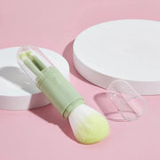 4-in-1 portable makeup brush set, view 3 - MRSLM