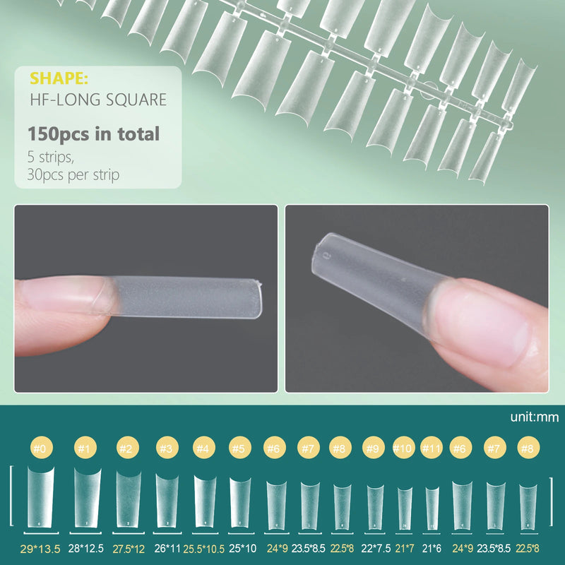 short half cover false nail tips, view 11 - MRSLM