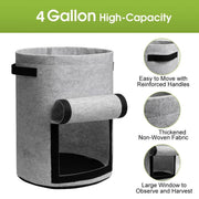 felt plant grow bags, view 8 - MRSLM
