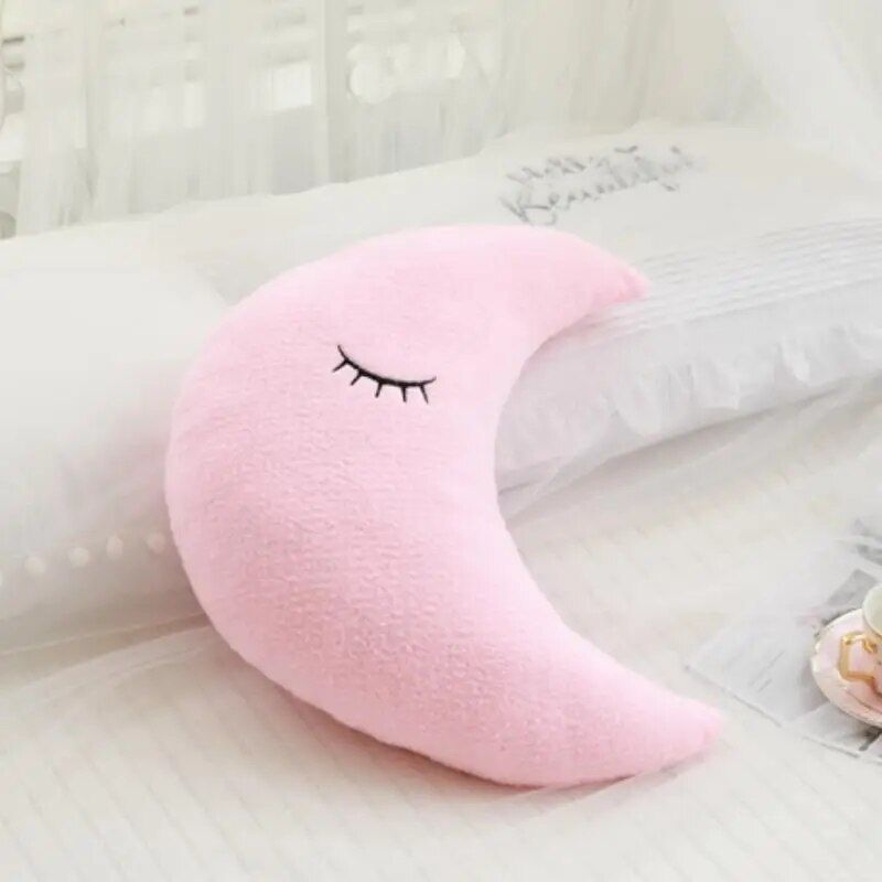 Nice Stuffed Cloud Moon Star Raindrop Plush Pillow