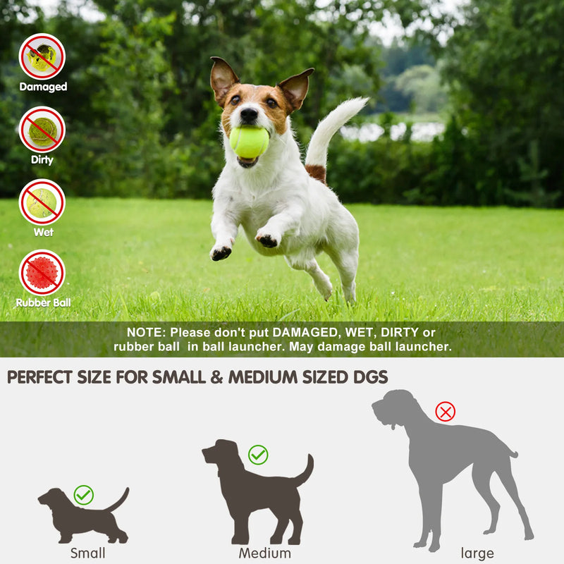 Compact automatic dog tennis ball launcher, view 10 - MRSLM