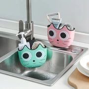 cartoon cat sink drainage bag, view 5 - MRSLM