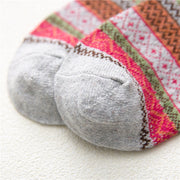 women's striped wool socks, view 7 - MRSLM