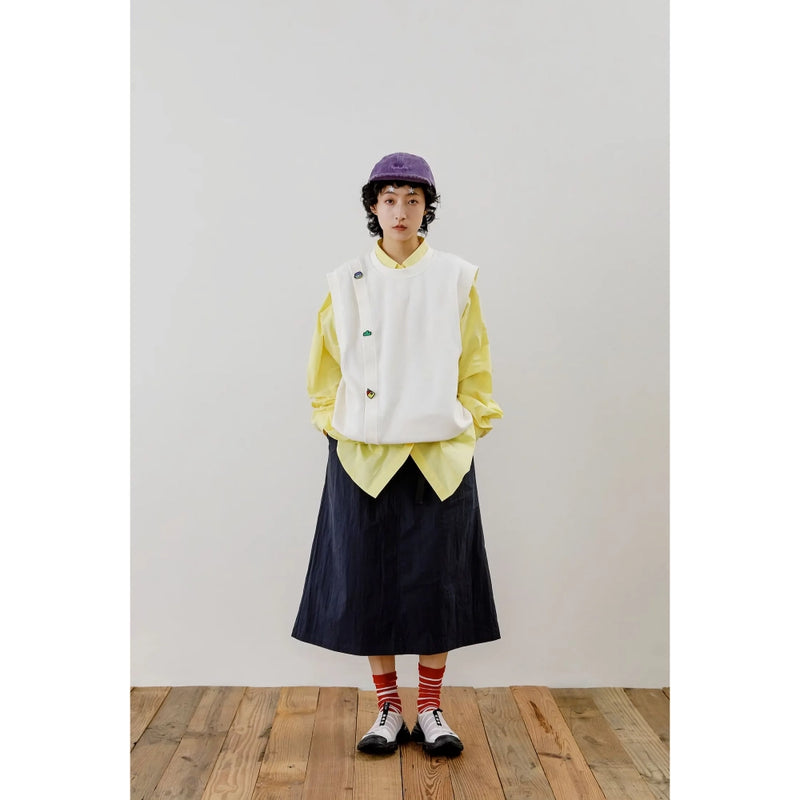 sleeveless loose pullover, view 3 - MRSLM