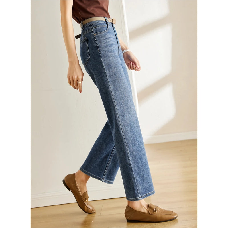 vintage straight leg jeans for women, view 4 - MRSLM
