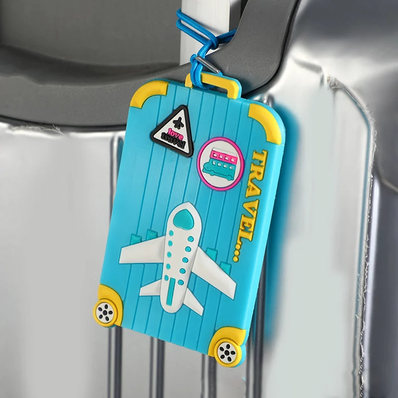 silicone luggage tags, view 2 - MRSLM