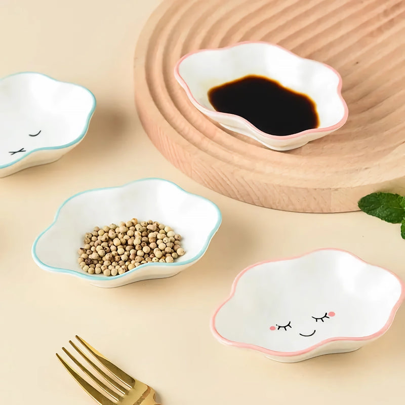 ceramic cloud dipping sauce dish, view 6 - MRSLM