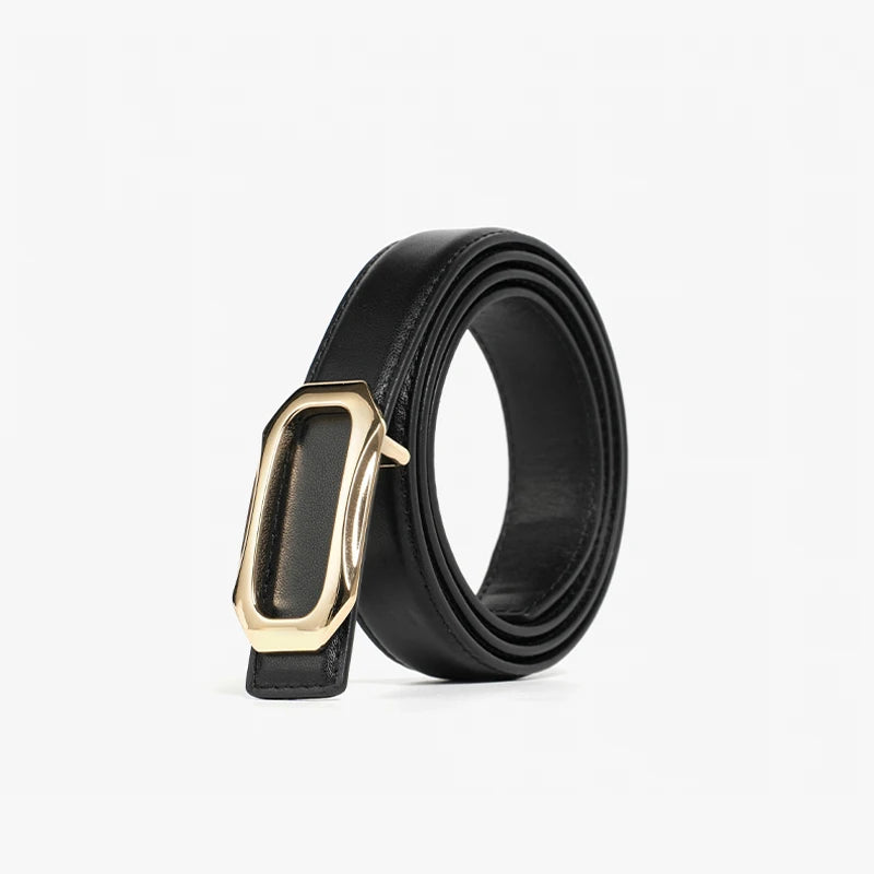 women's genuine cow leather belt, view 5 - MRSLM