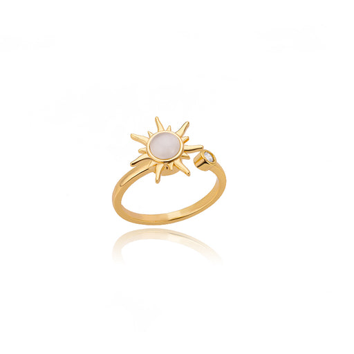 Adjustable opal sun ring, view 2 - MRSLM