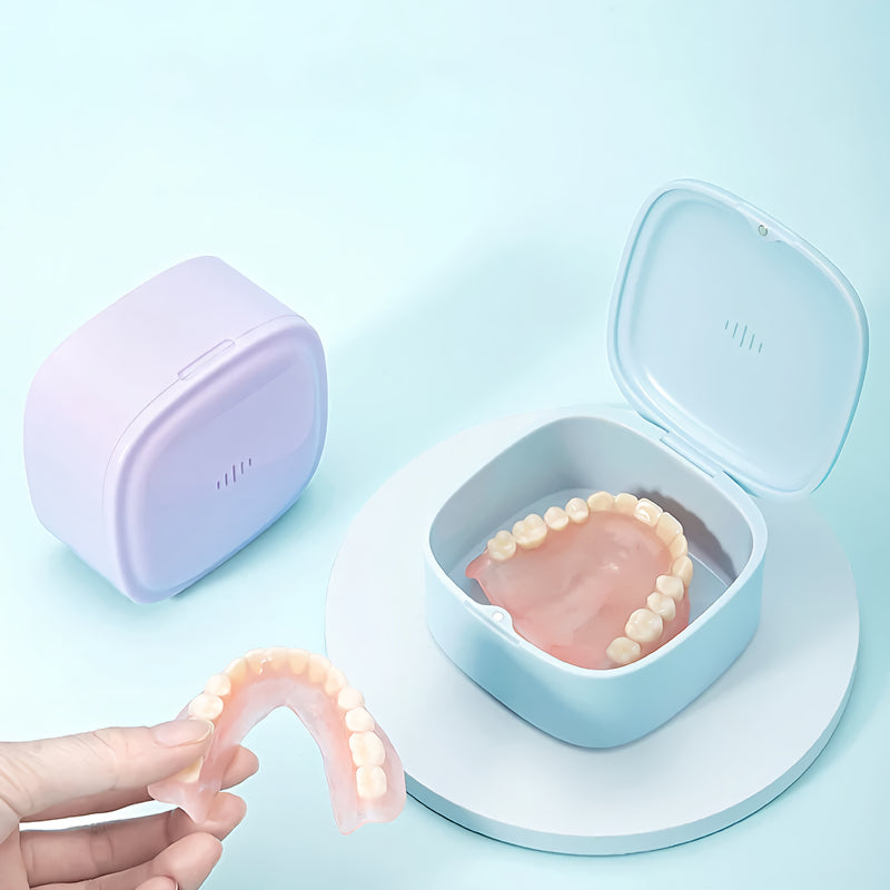 Magnetic buckle denture care box, view 8 - MRSLM