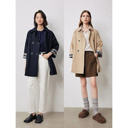 women's autumn long sleeve trench coat, view 5 - MRSLM