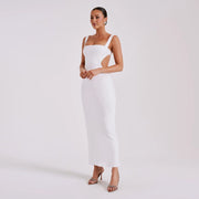 sling backless maxi dress, view 2 - MRSLM