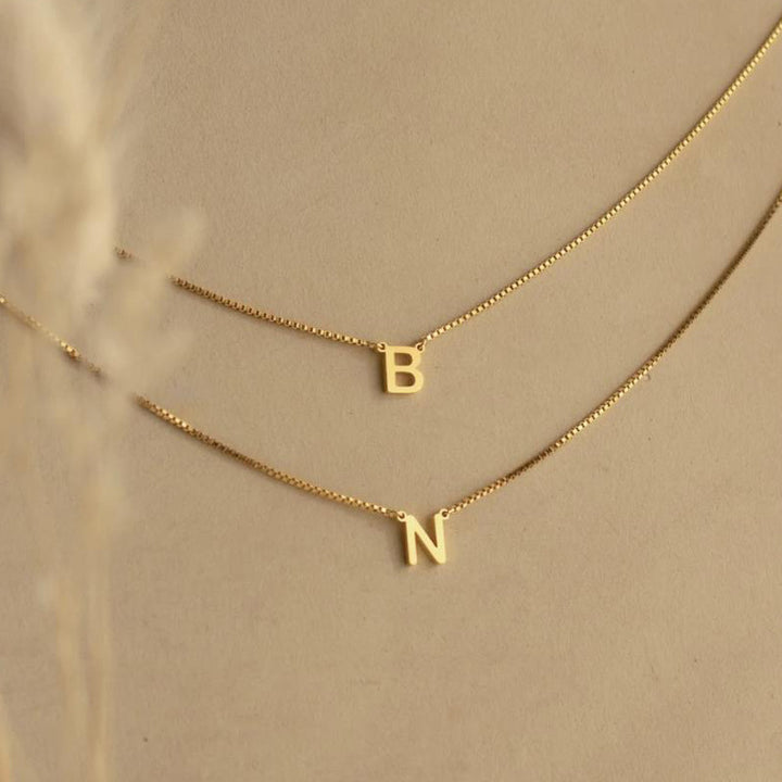Stainless Steel Name Pendant Necklace
