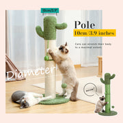 cactus cat scratching post, view 7 - MRSLM