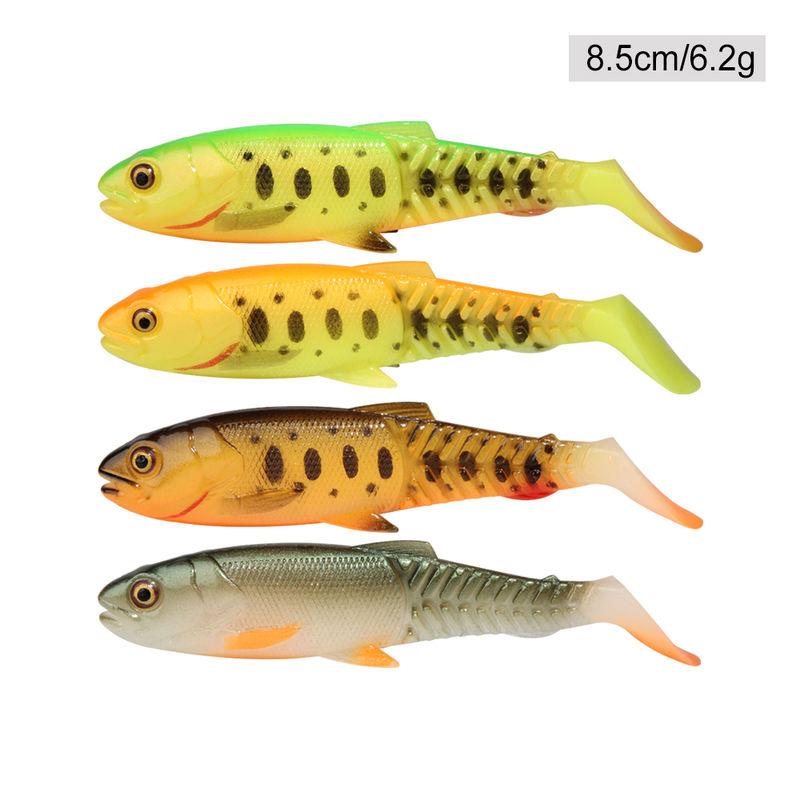 soft swimbait lure set, view 4 - MRSLM