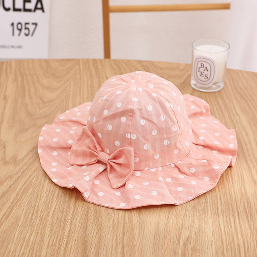 baby girl floral bucket hat, view 4 - MRSLM