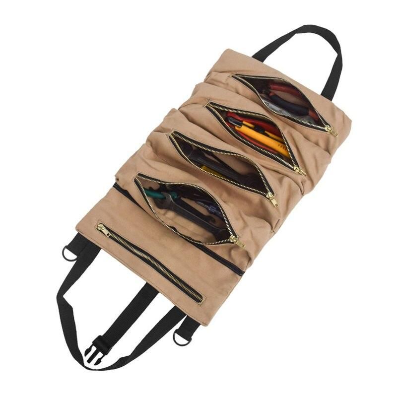 canvas car seat organizer foldable storage bag - MRSLM