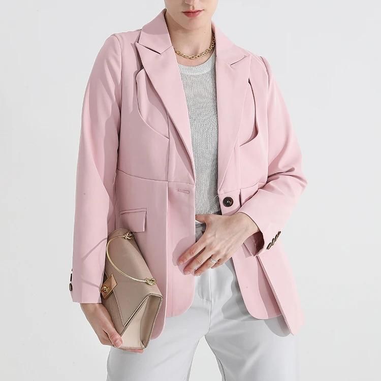 solid color blazer - MRSLM