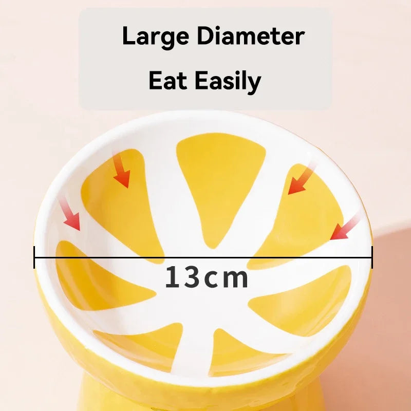 fruit-shaped ceramic pet bowls, view 6 - MRSLM